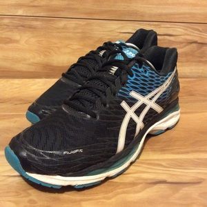 Asiac Gel Men”s Nimbus Black White Sz1 10.5